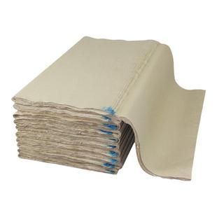 纯手工毛边纸古法竹浆无格半生熟超薄蝉翼书法练习创作加厚元书纸