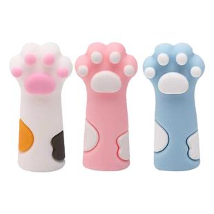 可爱猫爪铅笔帽卡通铅笔套通用笔盖帽头套耐用男女孩软硅胶保护套