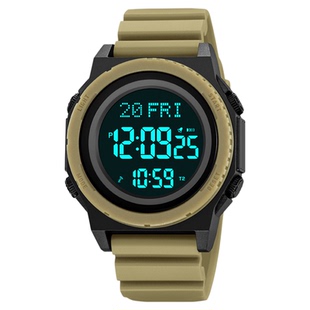 时刻美电子表多功能男士户外运动手表学生多组闹钟倒计时男款腕表