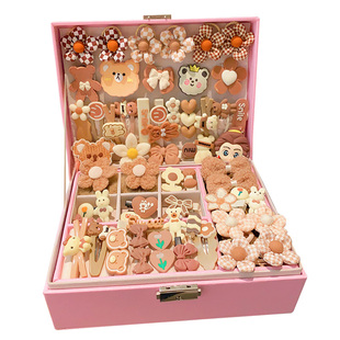 儿童女孩生日礼物3-8岁女童发饰套装礼盒玩具公主5实用10新年礼品