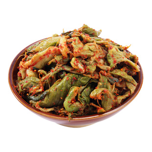 四川大竹邻水麻辣新鲜叶叶咸菜农家无油青菜开胃解油下饭菜腌酱菜