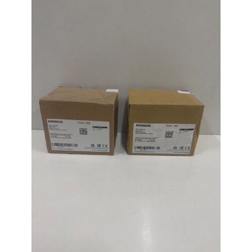 LOT OF 2 PCS SIEMENS TXM1.16D IO MODULE