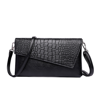 手拿包女2025新款女士信封包鳄鱼纹手抓包斜挎包女单肩包名媛女包