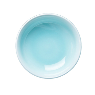 中式陶瓷碗景德镇影青8寸汤碗色釉高脚碗商用加字菜碗酸菜鱼汤盆