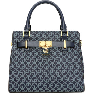 金利来时尚新款女包手提包复古印花轻奢大容量单肩斜挎包包百搭潮