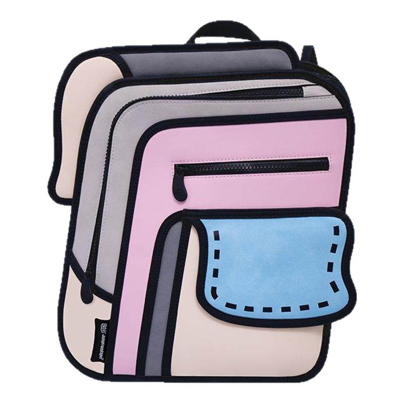 JumpFromPaper吐司包2D漫画书包学生双肩背包二次元校园礼物JFP