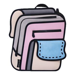 JumpFromPaper吐司包2D漫画书包学生双肩背包二次元校园礼物JFP