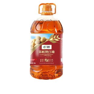 黑土地笨榨熟豆油 大豆油5L非转基因大豆油食用油五升包邮