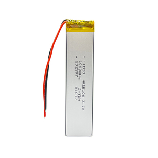 绍能电池3.7v聚合物三元锂电池4025100长条形4025130保护板可充电