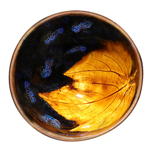 宋风居名师蔡炳龙木叶盏建盏主人杯李达建盏茶杯陶瓷铁胎手工茶盏