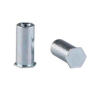 镀锌盲孔压铆螺柱压铆螺母柱压铆件六角螺柱BSOM2M2.5M3M4M5M6M8