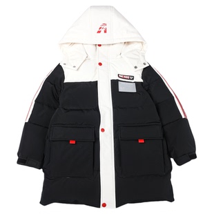 Abckids2025新款冬装男童中长款加厚保暖儿童羽绒服潮F352309126