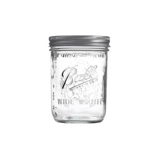 Ball Mason Jar美式梅森罐玻璃透明燕麦密封罐厨房果酱瓶储物罐