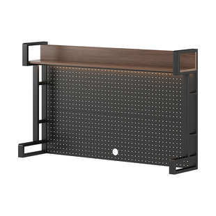 桌面置物架洞洞板桌上书架电脑增高架学习书桌收纳立式多层整理架