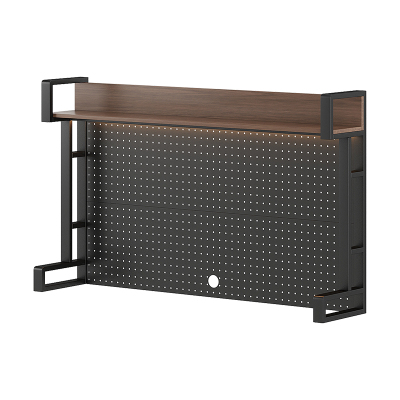 【带增高架】桌面洞洞板置物书架