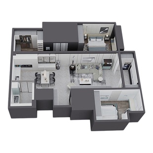 天津兔宝宝全屋定制衣柜走入式衣帽间卧室开放式柜子禾香板整体柜