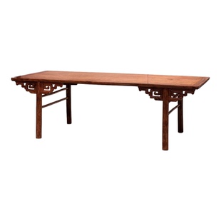 海南黄花梨条案中式画案实木书法桌红木大班台办公桌供台中式家具