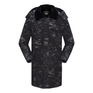 东北迷彩军棉大衣男士加厚防风军绿棉袄保安棉服保暖防寒地勤服女