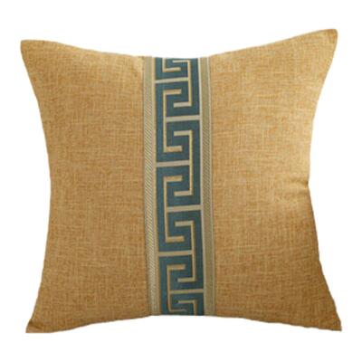 抱枕套中式奢华亚麻正方北欧风