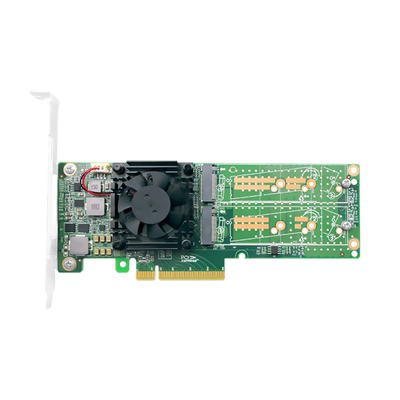 PCIe转4口M.2NVMe扩展卡热插拔