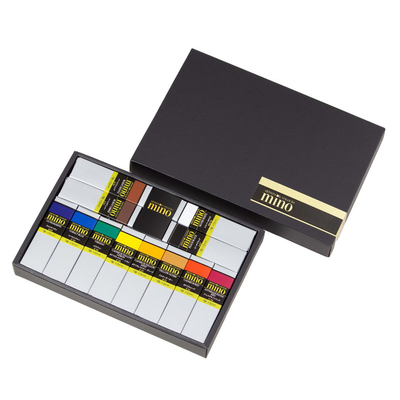 日本进口日下部油画颜料MINO美浓艺术家大师级油画12色套装x40ml