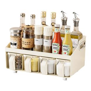 厨房调料盒一体多格调味料佐料收纳台面家用调料油盐酱醋瓶置物架