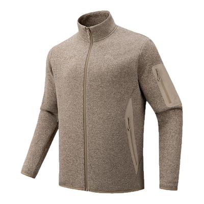 安踏POLARTEC抓绒外套 | 火壳男女春季新年红色加绒外套户外夹克