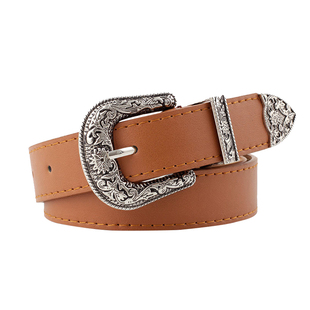 Gallery男女皮带ins网红同款辣妹y2k亚文化复古雕花百搭牛仔腰带