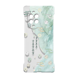 适用华为nova14/13pro手机壳无边框透明硬壳寄语女新款nova15/12ultra/11/10/9se/8/7/6/5散热半包不顶膜套