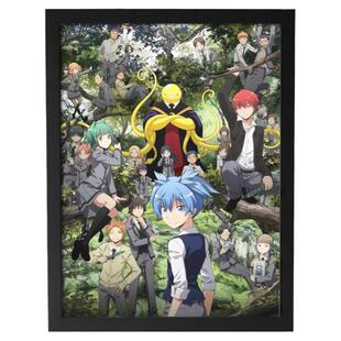 暗杀教室杀老师 潮田渚 茅野枫 动漫二次元周边 海报挂画挂件摆件