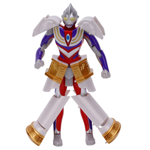 奥特曼赛罗变形机器人玩具欧布人偶戴拿机甲金刚特利迦迪迦神光棒