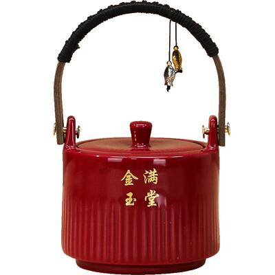 结婚子孙桶摆件一对女方陪嫁用品