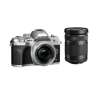 奥林巴斯EM10 IV双镜头套(14-42mm EZ+40-150mm II)微单数码相机