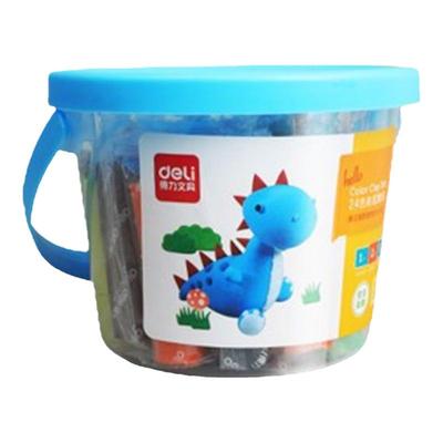 得力橡皮泥儿童安全无毒彩泥无味