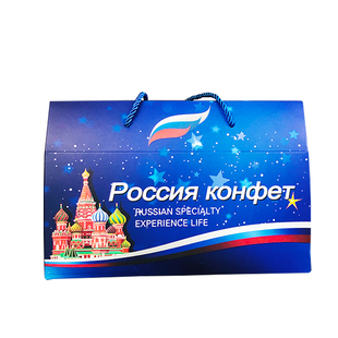 俄罗斯进口巧克力糖果礼盒 中秋节囤年货礼物多味混合装零食1000g