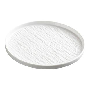 釉下彩高级磨砂石纹盘子牛排盘西餐餐盘家用平盘浅盘圆盘新款菜盘