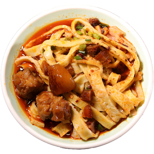 锅巴粉3斤贵州特产小吃手工绿豆粉遵义羊肉粉宽粉铜仁盘子粉凉皮