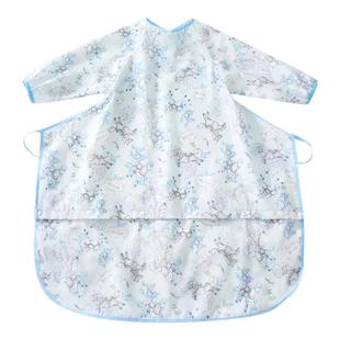 欧孕一体式餐椅罩衣宝宝吃饭围兜防水婴儿童辅食自主进食防脏神器