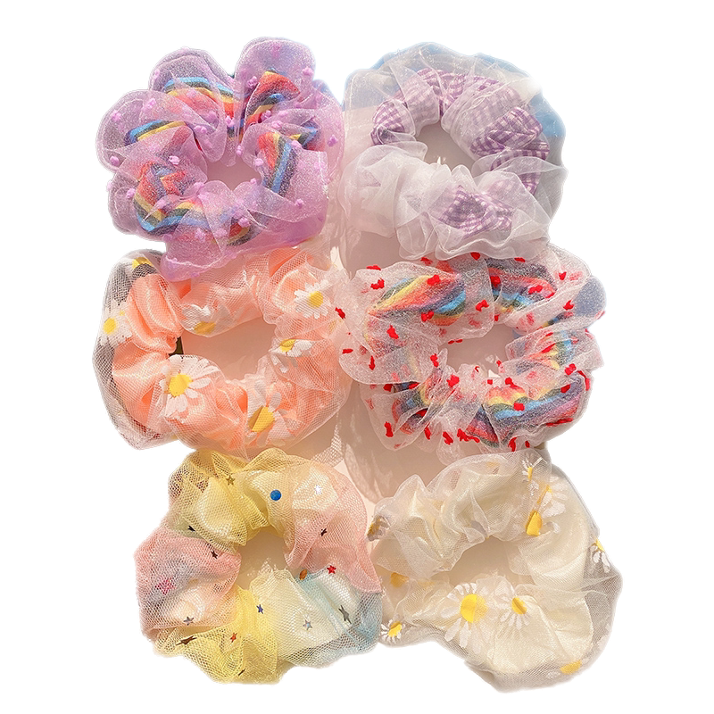 儿童皮筋不伤发弹性好2026新款女童扎丸子头头绳发饰宝宝大肠发圈