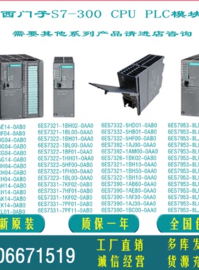 议价6ES7350-1AH03-0AE0/2AH01 8通道 西门子S7-300计数器模块FM3