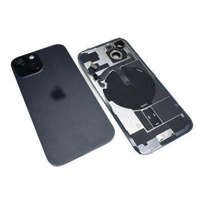 适用于苹果15原装拆机中框玻璃后盖iphone15边框15plus后壳总成外