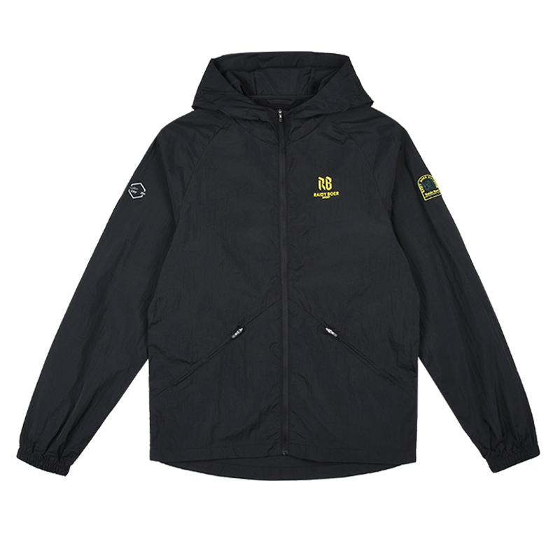 雷迪波尔男装夹克2025春夏季新款防晒服皮肤衣连帽薄款休闲户外男