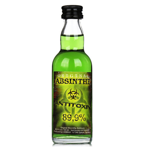 89.9度德国进口绿魔小直版苦艾酒烈酒超炫酒版50ml