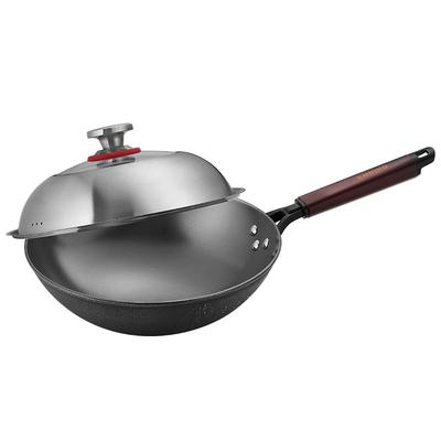 家用炒锅欧美达铸铁锅