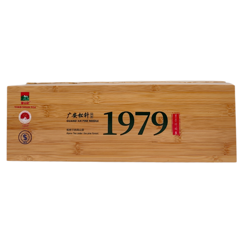 2025新茶四川特产广安松针特色产区绿茶高山云雾绿茶木盒装168g