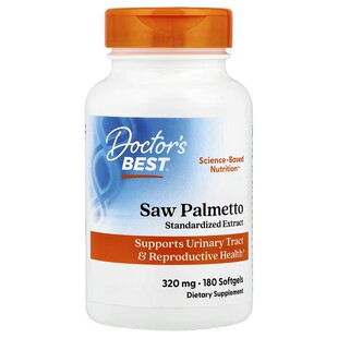 美国Doctor s Best Saw Palmetto锯棕榈提取物320mg180粒软胶囊