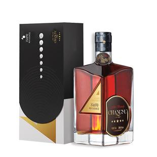 单双支】张裕珍藏版五星金奖白兰地40度洋酒男人四十礼盒装375ml