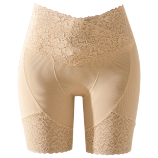 长款蕾丝安全裤女内裤二合一高腰收腹打底裤防走光2026新款夏季薄