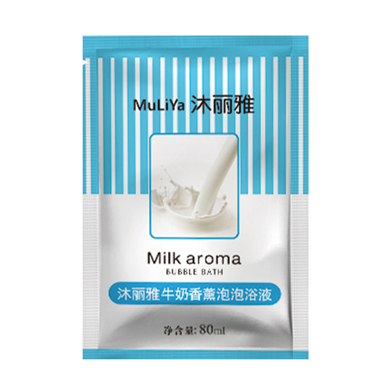 沐丽雅玫瑰牛奶沐浴液超多泡泡
