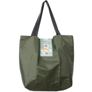 古风购物袋可折叠定制便携大容量简约超市环保袋防水手提袋买菜包